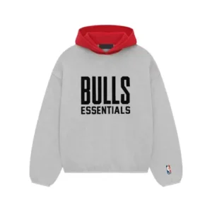 Essentials Bulls Hoodie – Grey