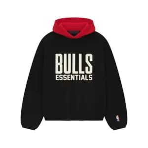 Essentials Bulls Hoodie – Black