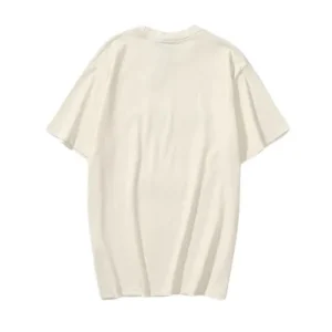 Camiseta Boxy Essentials Fear of God vista trasera en color negro con ajuste oversize, logotipo Essentials y diseño minimalista