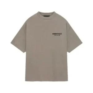 Camiseta con cuello simulado Essentials Fear of God Inside Out vista trasera con diseño minimalista y acabado premium Fear of God Essentials.