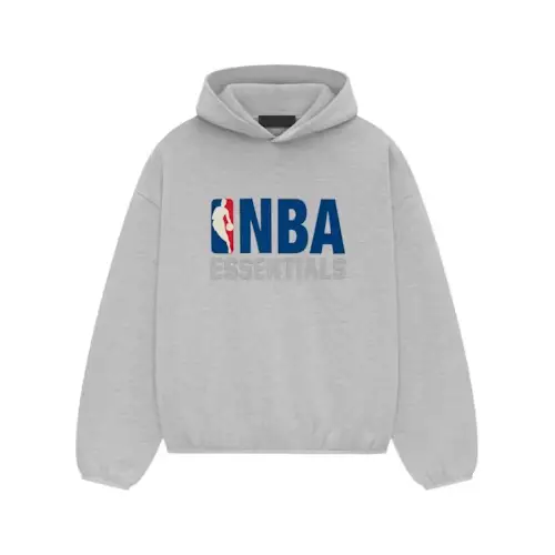 Essentials NBA Pullover Logo Hoodie gris