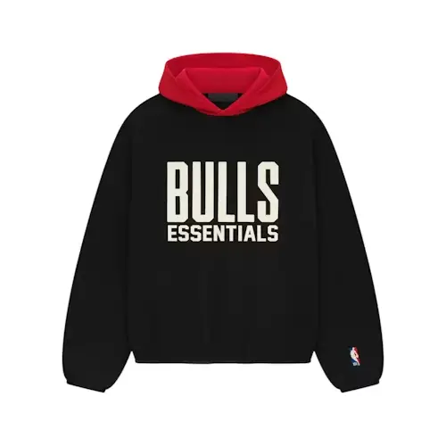 Essentials Bulls Hoodie – Black