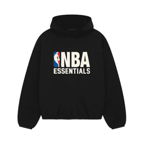 Sudadera con capucha NBA Essentials negra