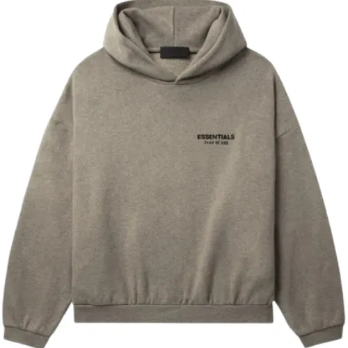 FEAR OF GOD ESSENTIALS logo-print hoodie FEAR OF GOD ESSENTIALS logo-print hoodie ESSENTIALS FEAR OF GOD en el pecho