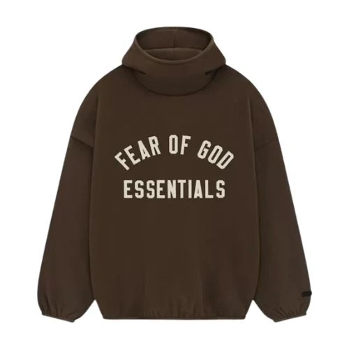 Sudadera con capucha Fear of God Essentials SS22 Marrón Madera Talla XS Sudadera con capucha Fear of God Essentials SS22 Marrón Madera Talla XS con diseño premium, capucha ajustable y acabado cómodo en color marrón madera.