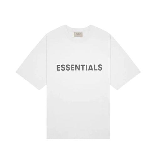 Camiseta Blanca Essentials Camiseta Blanca Essentials Fear of God de algodón premium con diseño minimalista y ajuste oversize.