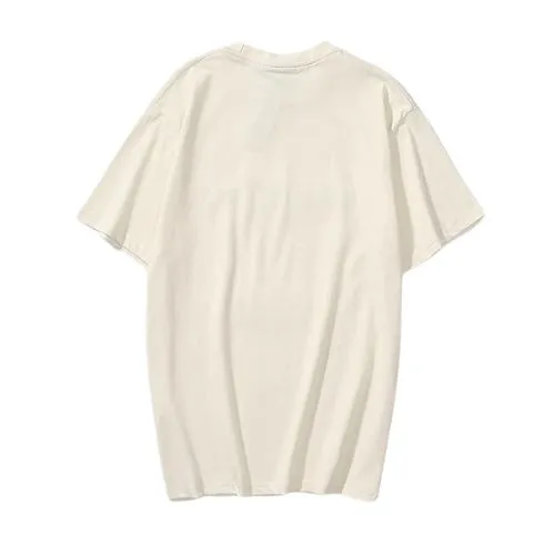 Camiseta Boxy Essentials Fear of God vista trasera en color negro con ajuste oversize, logotipo Essentials y diseño minimalista