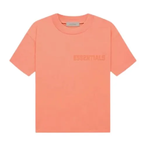 camiseta rosa Camiseta rosa Essentials de manga corta con logotipo tonal